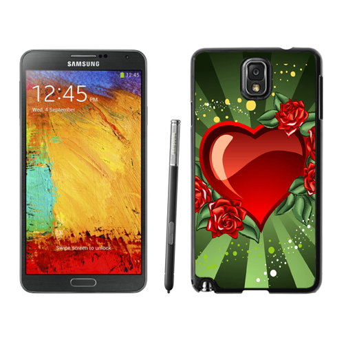 Valentine Rose Samsung Galaxy Note 3 Cases DWW Valentine Rose Samsung Galaxy Note 3 Cases DWW